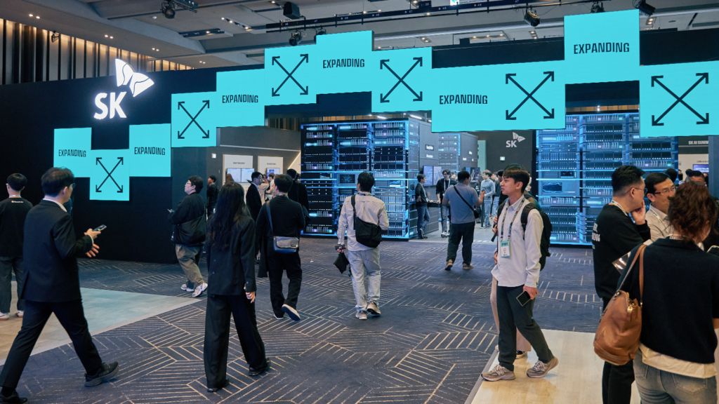 SK集团展位全景图