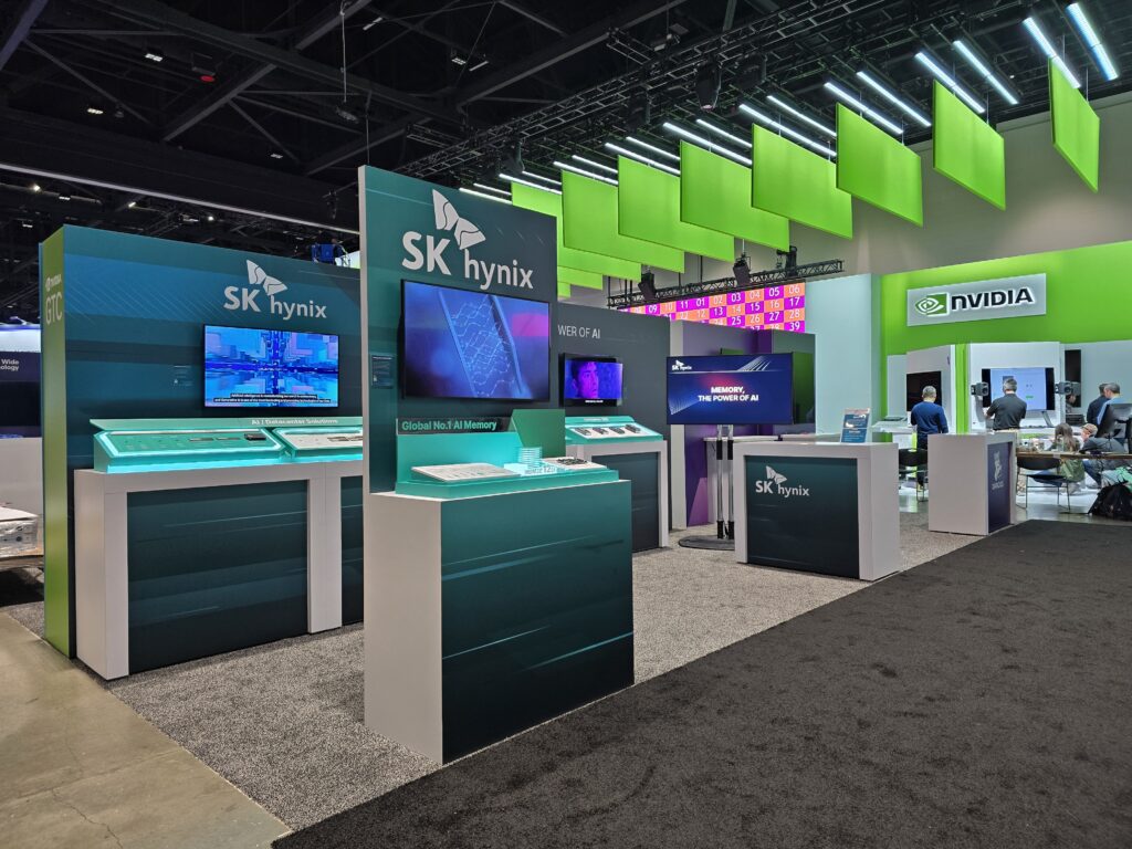 大会现场SK海力士展区