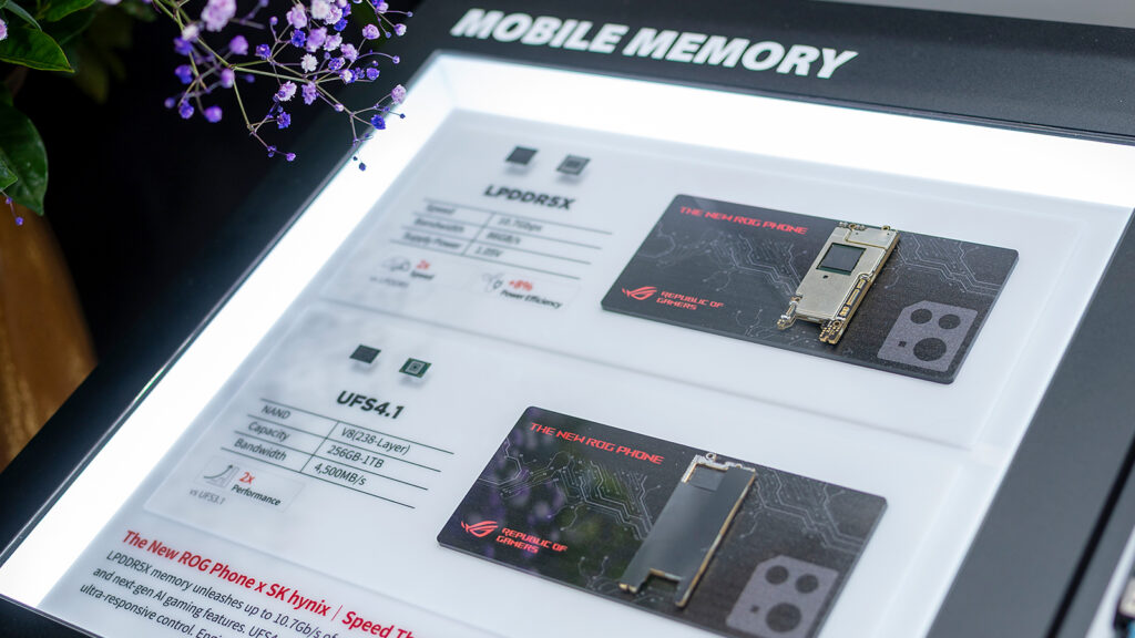 移动端DRAM及NAND闪存产品